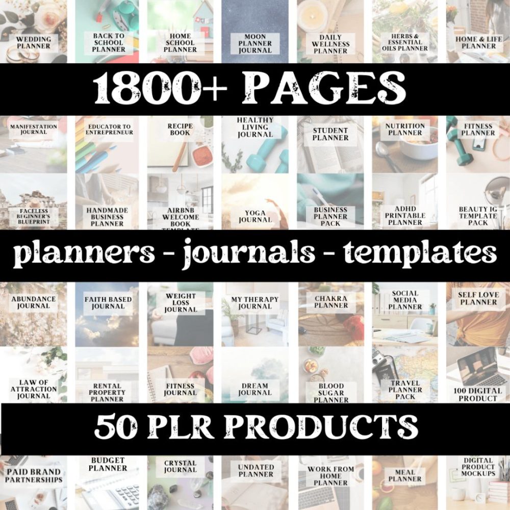 50 PLR products