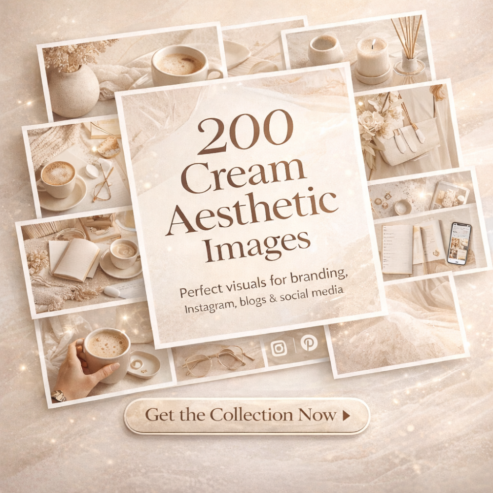 Get your 200+ Cream Aesthetic Stock Image Collection now!