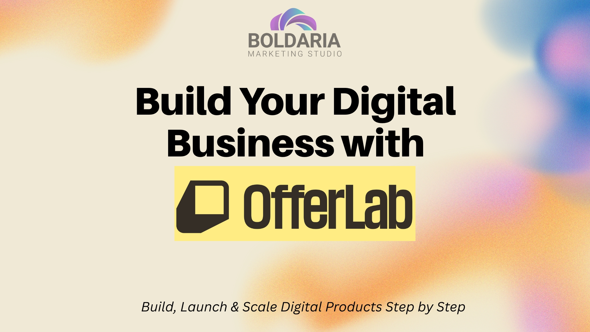 digital course for oferlab- step by step