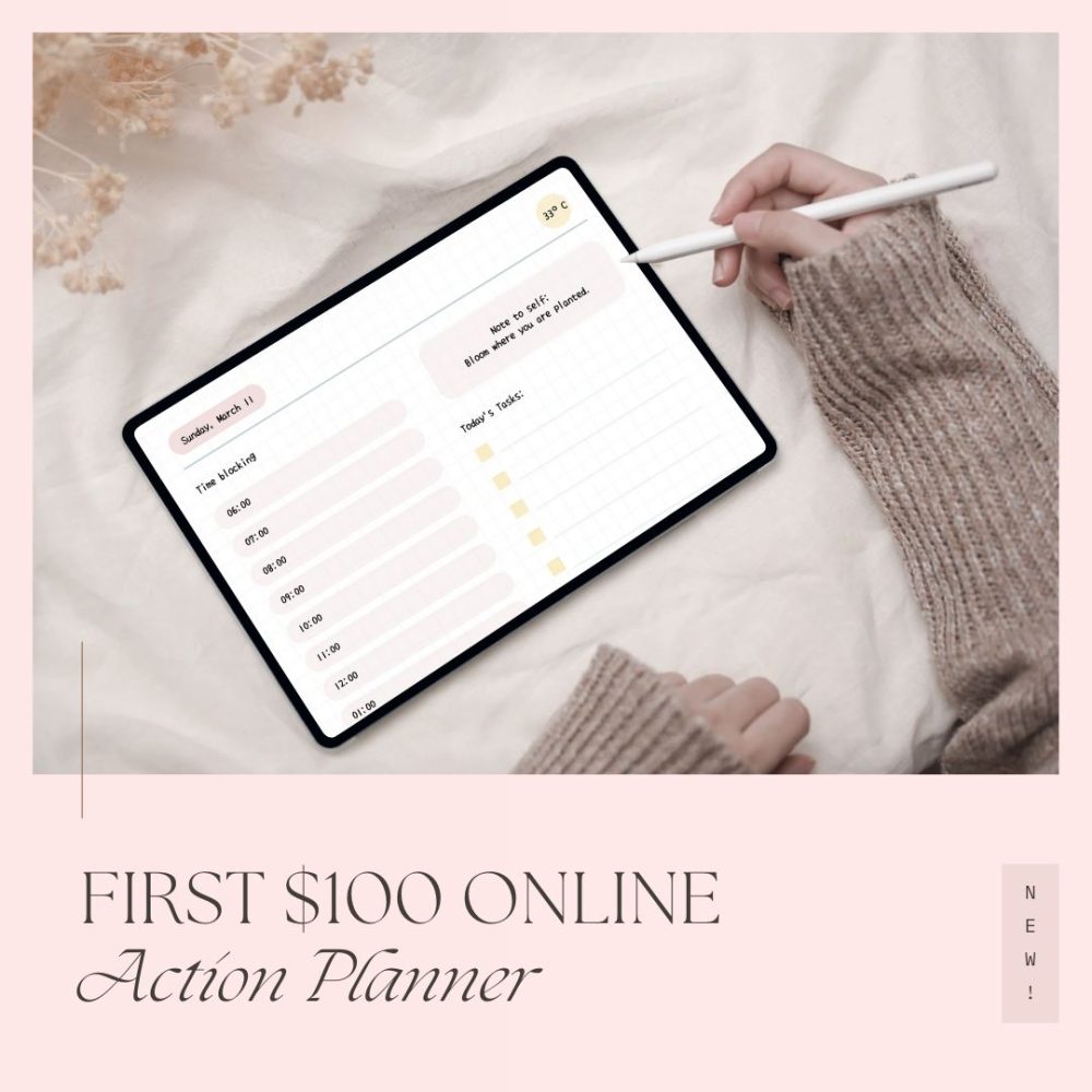My first 100$ Action planner